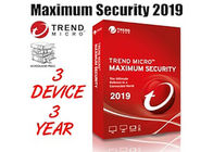 3 Year 3 Device Trends Micro 2019 Maximum Security , 100% Genuine  License Key