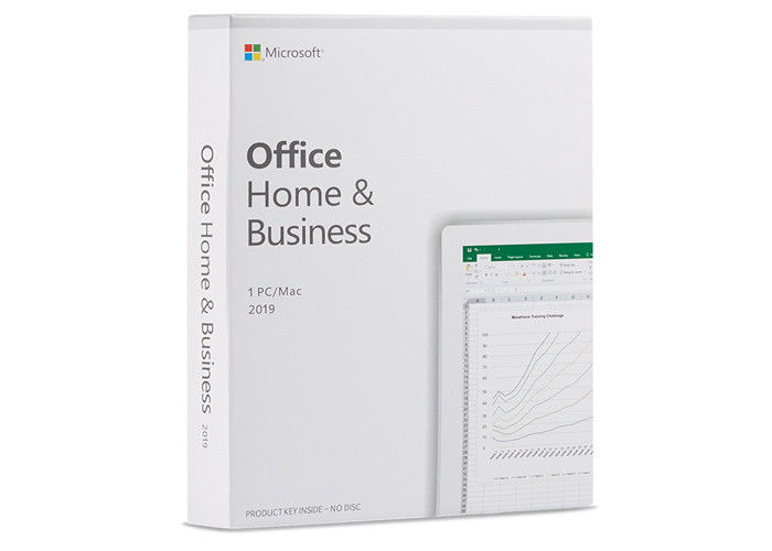 DVD Pack Office 2019 Home And Business OEM , 64 Bit Microsoft Home Business 2019 License Key Code