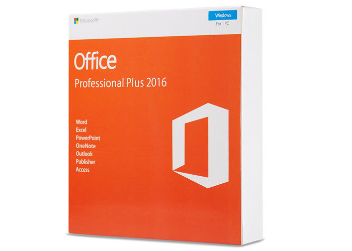 Standard Full Package Microsoft Office 2016 Professional Plus Retail With DVD Retail Box