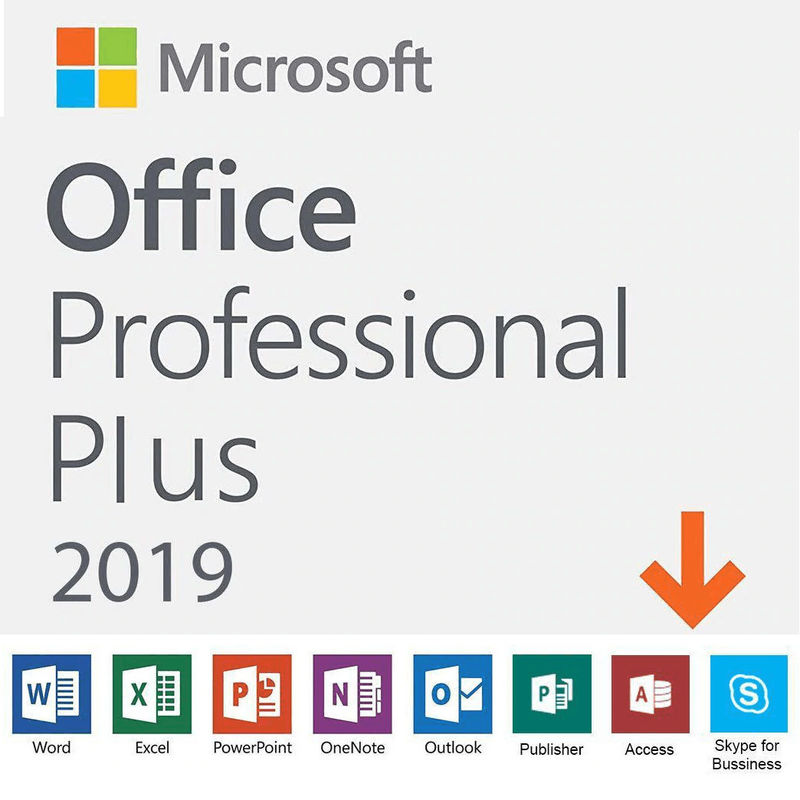 Microsoft Office 2019 Professional Plus For Windows PC Office 2019 ProPlus Key License Package